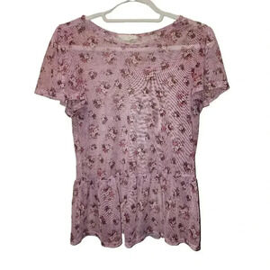 Pie in the Sky Juniors M Mesh Top